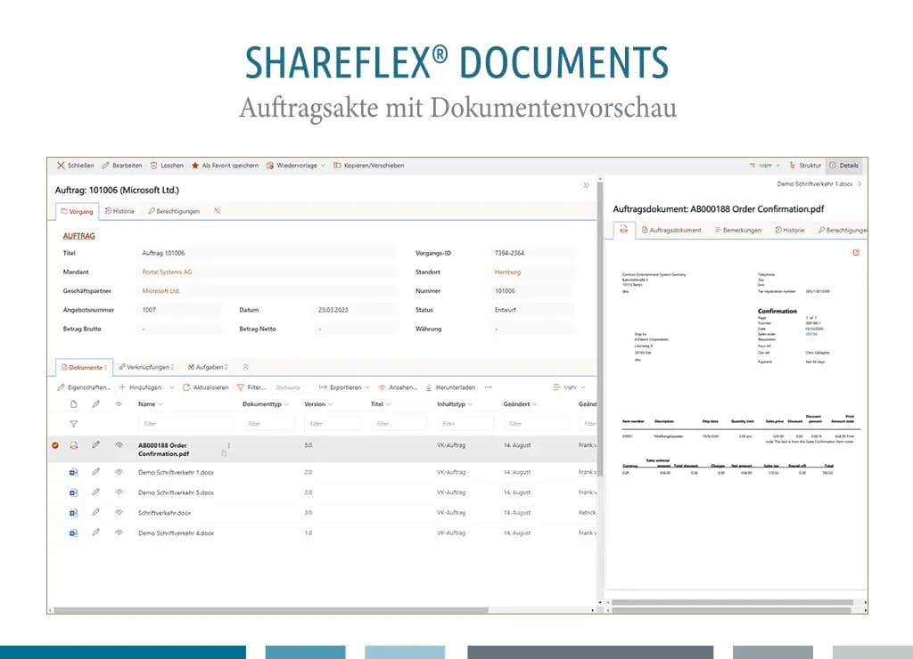shareflex-documents-auftragsakte-vorschau - innobit ag
